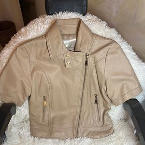 Cris Capoani, Brasilian Brand exclusive,leather napa,beige!!!!